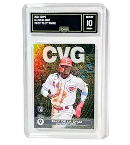 ELLY DE LA CRUZ RC TOPPS CITY TO CITY GEM MINT 10 2024 #CTC6 SER 2 REDS  Ser 2