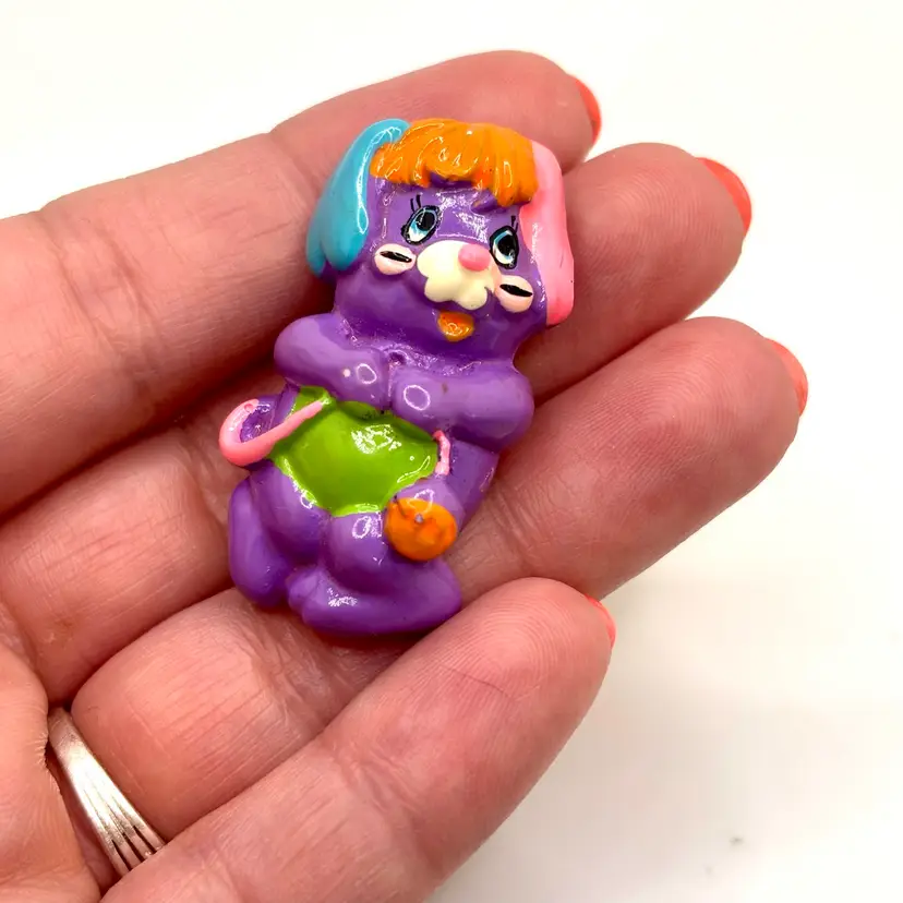 1980’s Purple Popple Pin 1.5” UV GLOW