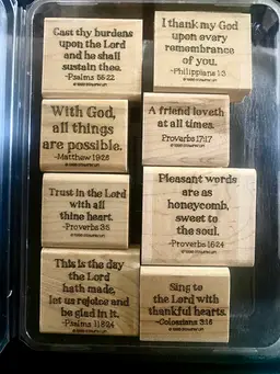 Stamp in’ Up Scripture Set