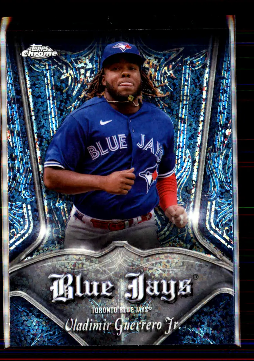 Vladimir Guerrero Jr. 2022 Topps Chrome Pinstriped #P-13 - Toronto Blue Jays - (2-101)