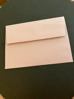 50 Pink Linen Finished Paper  Envelopes 5 1/4” X 7 1/4” A-7 Size