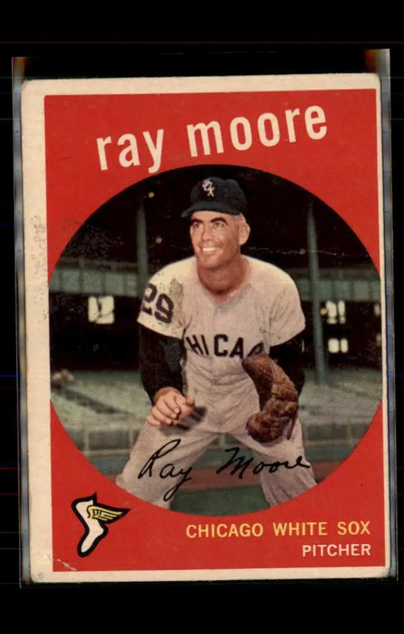1959 Topps #293 Ray Moore - (pk4) - Chicago White Sox