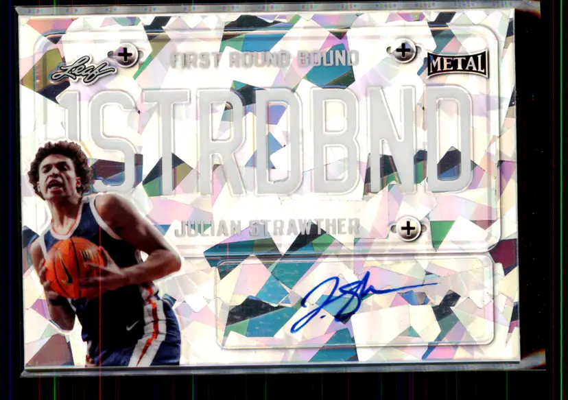 Julian Strawther 2021-22 Leaf Metal Silver Mojo First Round Bound #FRB-JS2 - nan - (151-84)