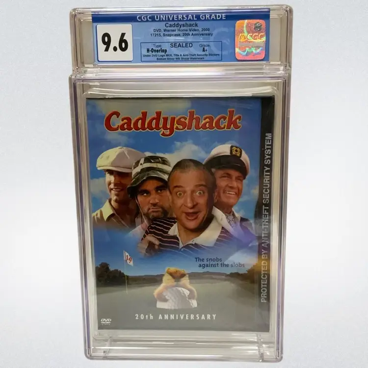 Caddyshack DVD CGC Graded 9.6 A+ Warner Home Video 2000 Sealed