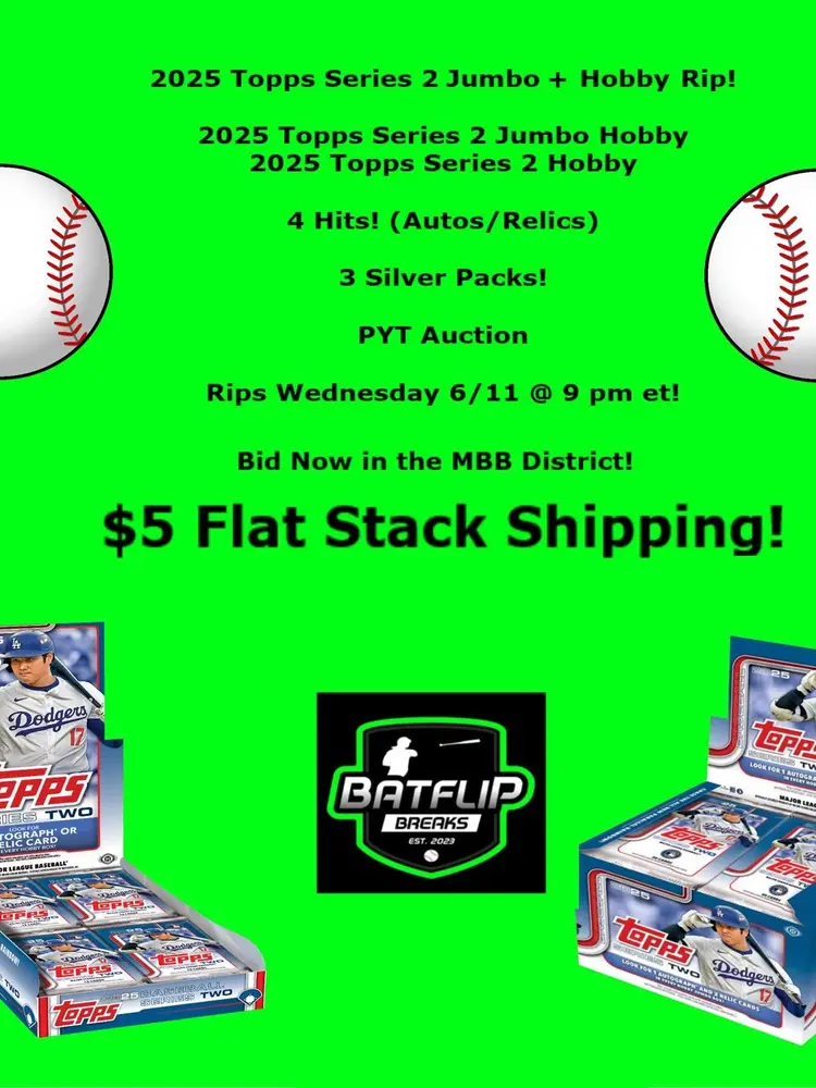 2025 Topps Series 2 Jumbo+Hobby!