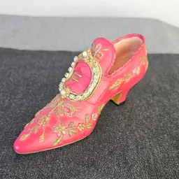 Ceramic Mini Shoe Collectible Nostalgia Popular Imports VTG 1999