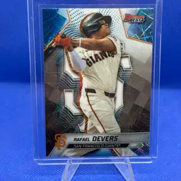 Rafael Devers 2025 Bowmans Best Lazer /150 San Francisco Giants