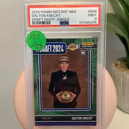 Psa 9 2024 Dalton Knecht Draft Night Jungle /25