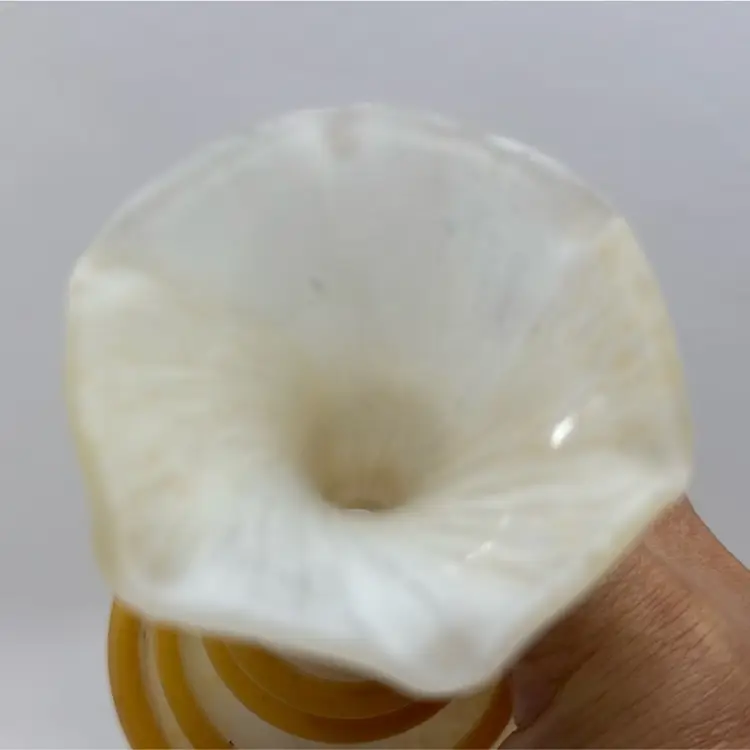 Arte Murano Kristall coiled spiral glass vase made in Italy