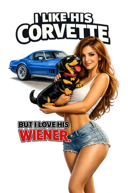 Unisex Muscle Car Tee for Corvette Fans & Car Enthusiasts