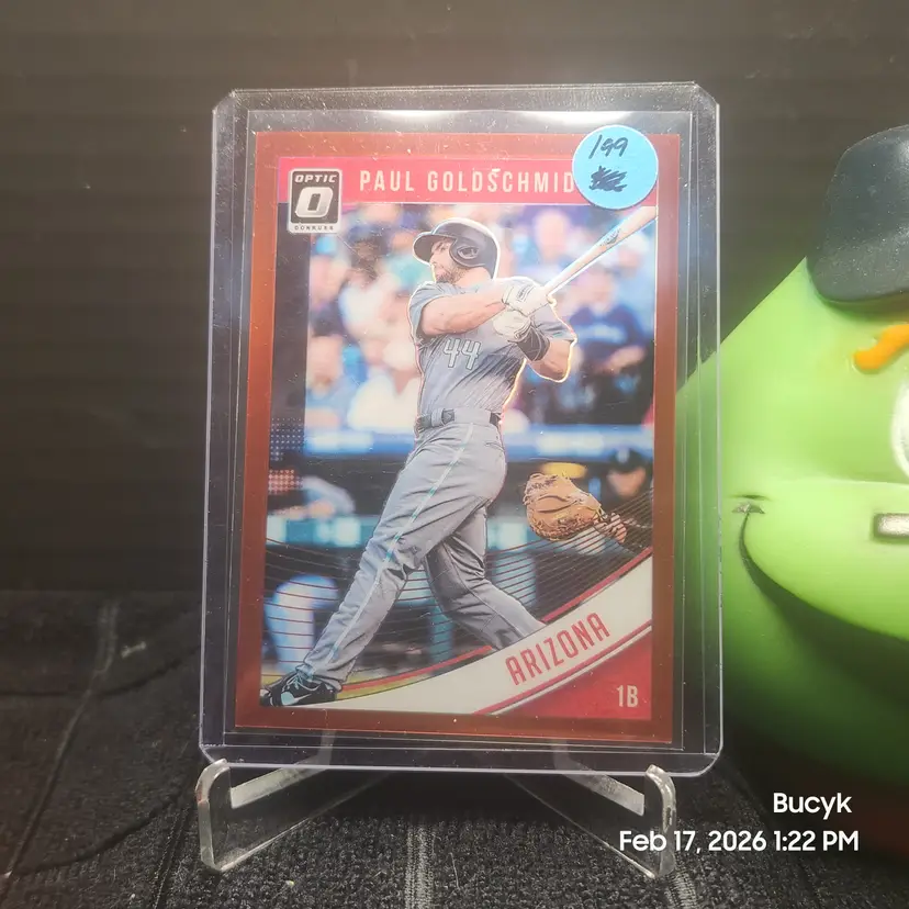2018 Donruss Optic Red - Paul Goldschmidt Arizona Diamondbacks 13/99