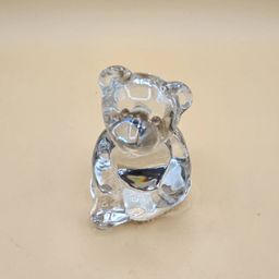 Princess House Pets 24% Lead Crystal Bear Paperweight