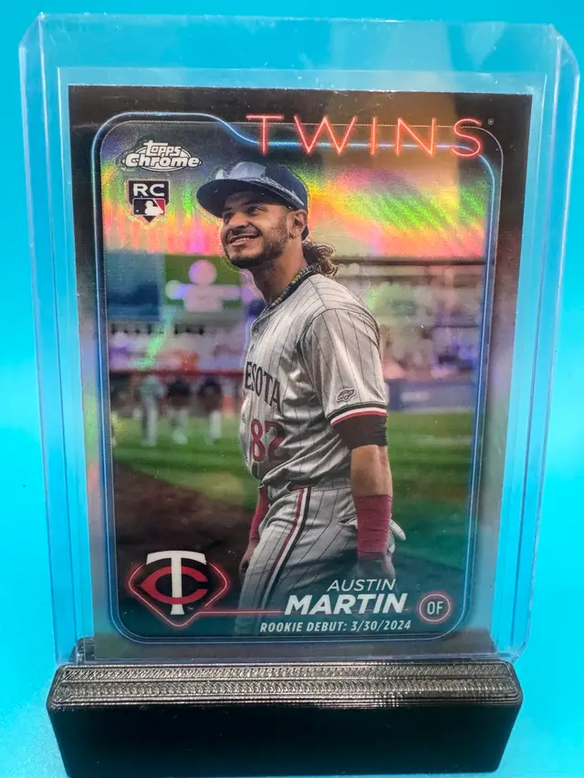 Austin Martin Topps Chrome Update Rookie Debut Refractor RC Minnesota Twins