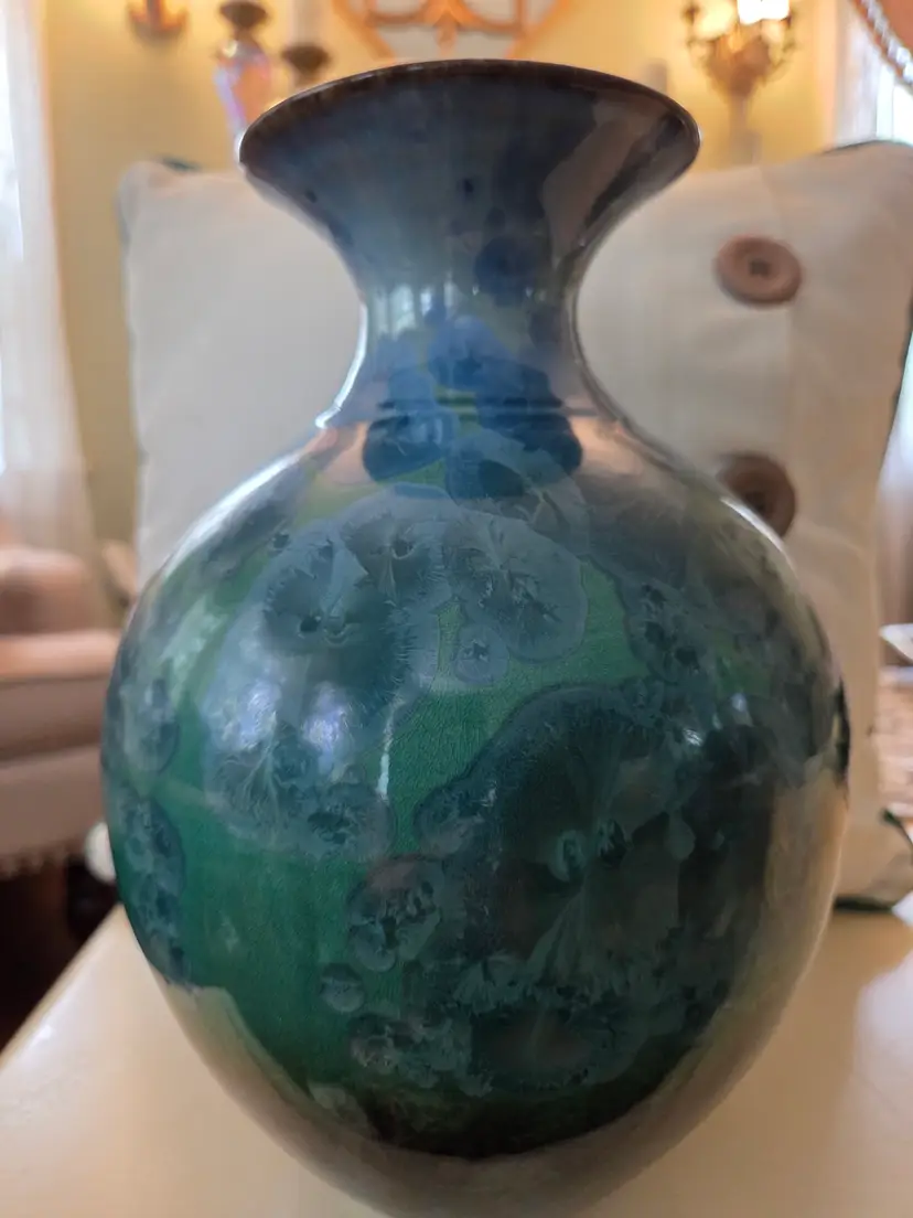 Bill Campbell Crystalline Glazed Vase