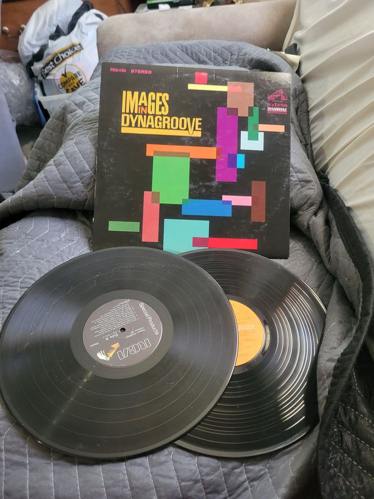 Images in dynagroove, hair and happy holidays records