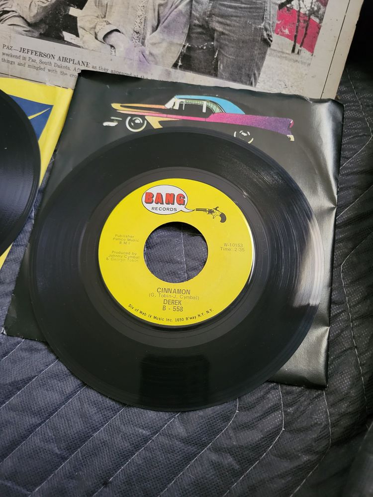 Volunteers, bobby darin and Derek records