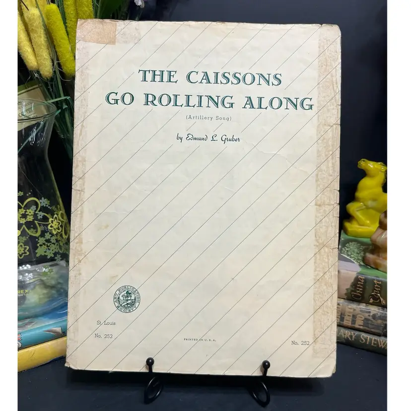 MARKDOWN! The Caissons Go Rolling Along Sheet Music Edmund L. Gruber 1951