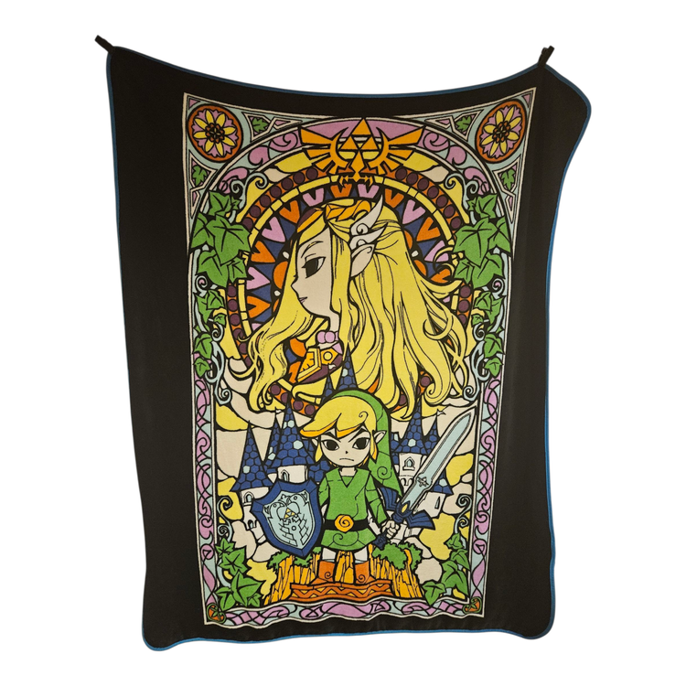 The Legend Of Zelda The Wind Waker Plush Blanket Comfy Soft Throw  60" x 50"