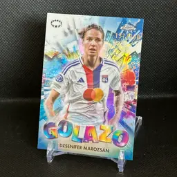 Dzsenifer Marozsán Golazo 137/150 - 2024/25 Topps Chrome Gold UEFA OL Lyonnes
