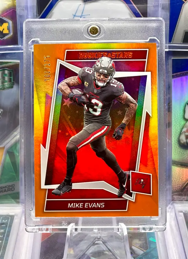 Mike Evans 2022 Rookie & Stars FIRST PRINT 1/175 Orange SP Tampa Bay Buccaneers