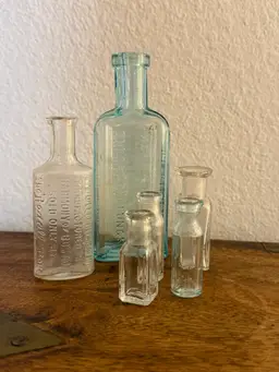 Lot Of Old Bottles