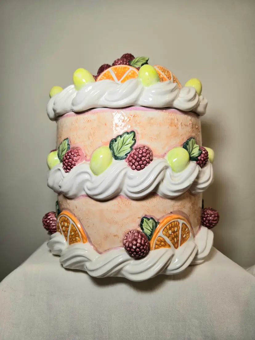 RARE Jay Willfred Trifle Cookie Jar div of Andrea by Sadek