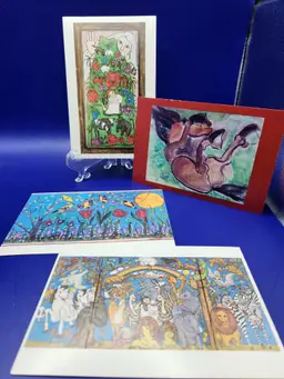 Maritza Morgan Set of 4 Postcards Unused