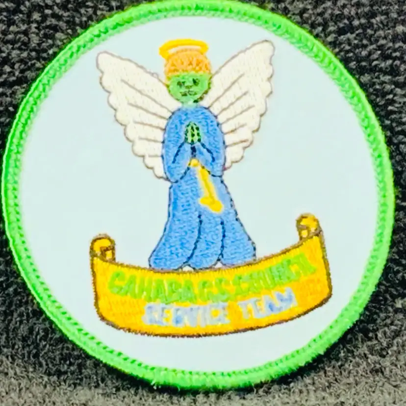 Vintage Scouting Fun Patch: GAHABA GS Council Service Team
