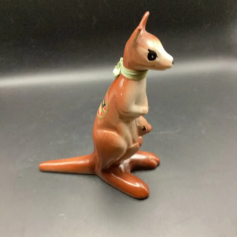 Vintage Rynbende Cherry Brandy Bottle Kangaroo With Joey