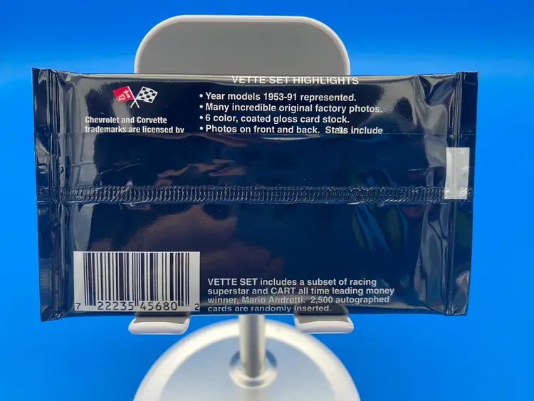 Vette Set Inagural Edition 10 Corvette Collector's Trading Card Pack - 1991