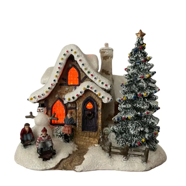 Thomas Kincaid Light Up Christmas Village House