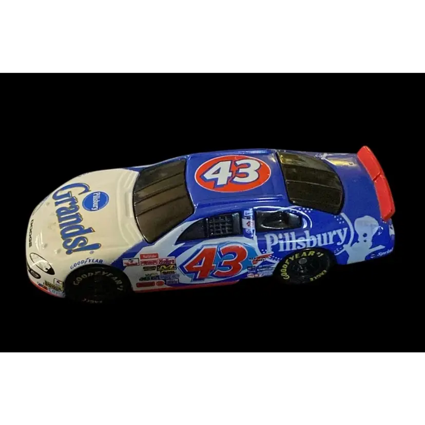 #08-John Andretti #43 Pillsbury Doughboy Grands Dodge Intrepid NASCAR Race Car 1/64