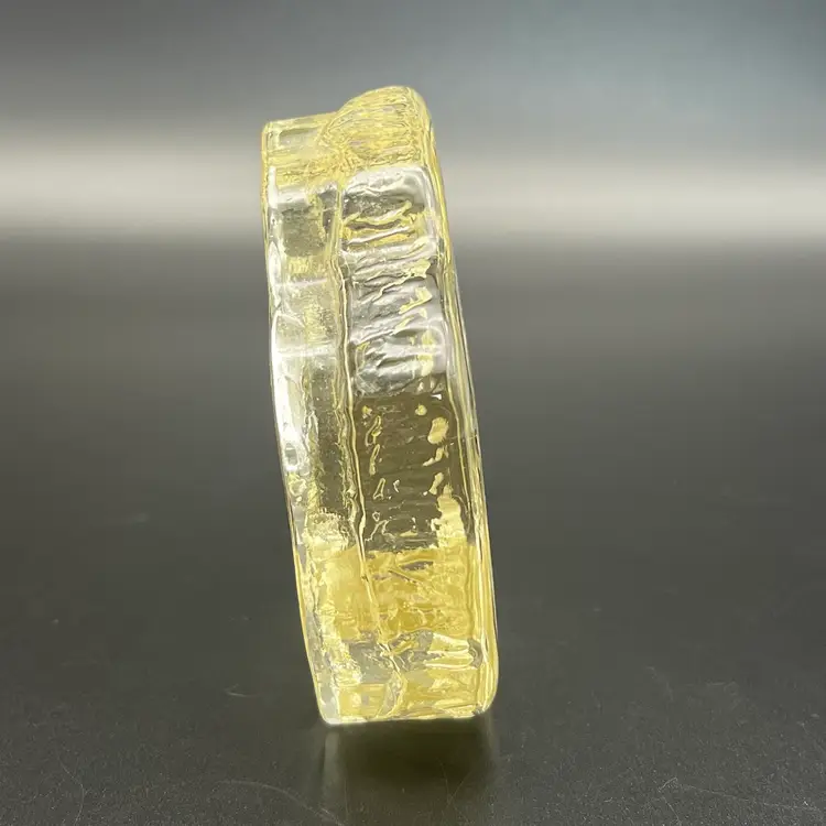 Clear Paperweight Two Fish Design  No