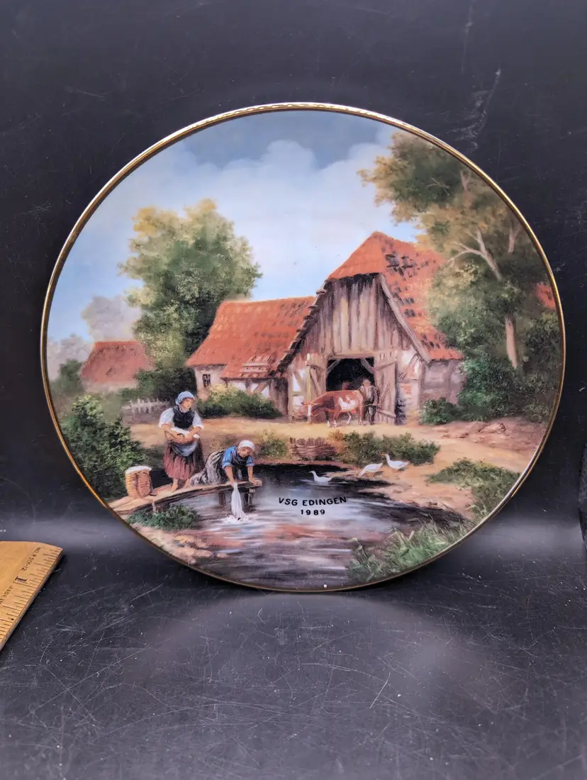 Vintage Kunst Hummendorf Kronach Collector Plate