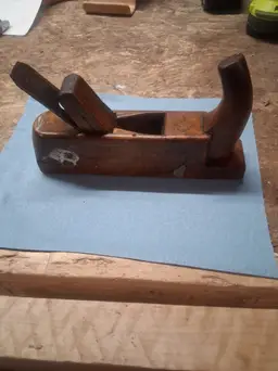 A wooden scrub plane