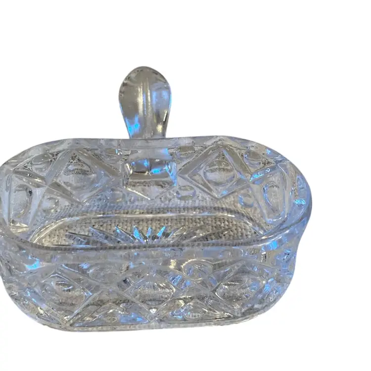 Imperial Glass Handled Nut Dish/ Salt Cellar