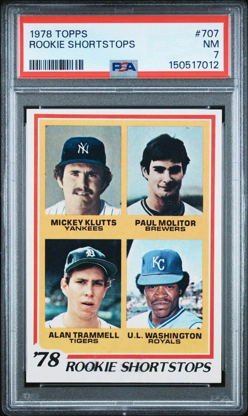 Rookie Shortstops 1978 Topps #707 PSA 7 - (2) (pk) -