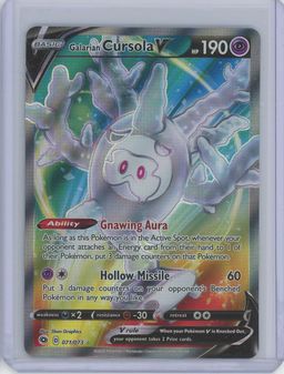 Pokémon Sword & Shield Champion's Path Galarian Cursola V FA 071/073