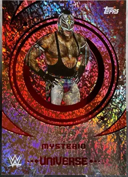 2025 Topps Universe WWE Rey Mysterio Red Magma #/10