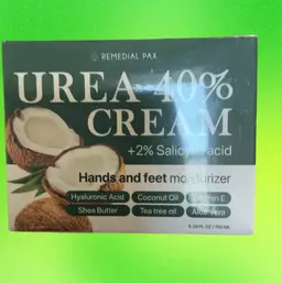 New Not Opened!! Remedial Pax ~ Urea 40% Cream + 2% Salicylic Acid. Hand And Feet Moisturizer. Has Hyaluronic Acids, Coconut Oil, Vitamin E, Shea Butter, Tea Tree Oil, Aloe Vera.