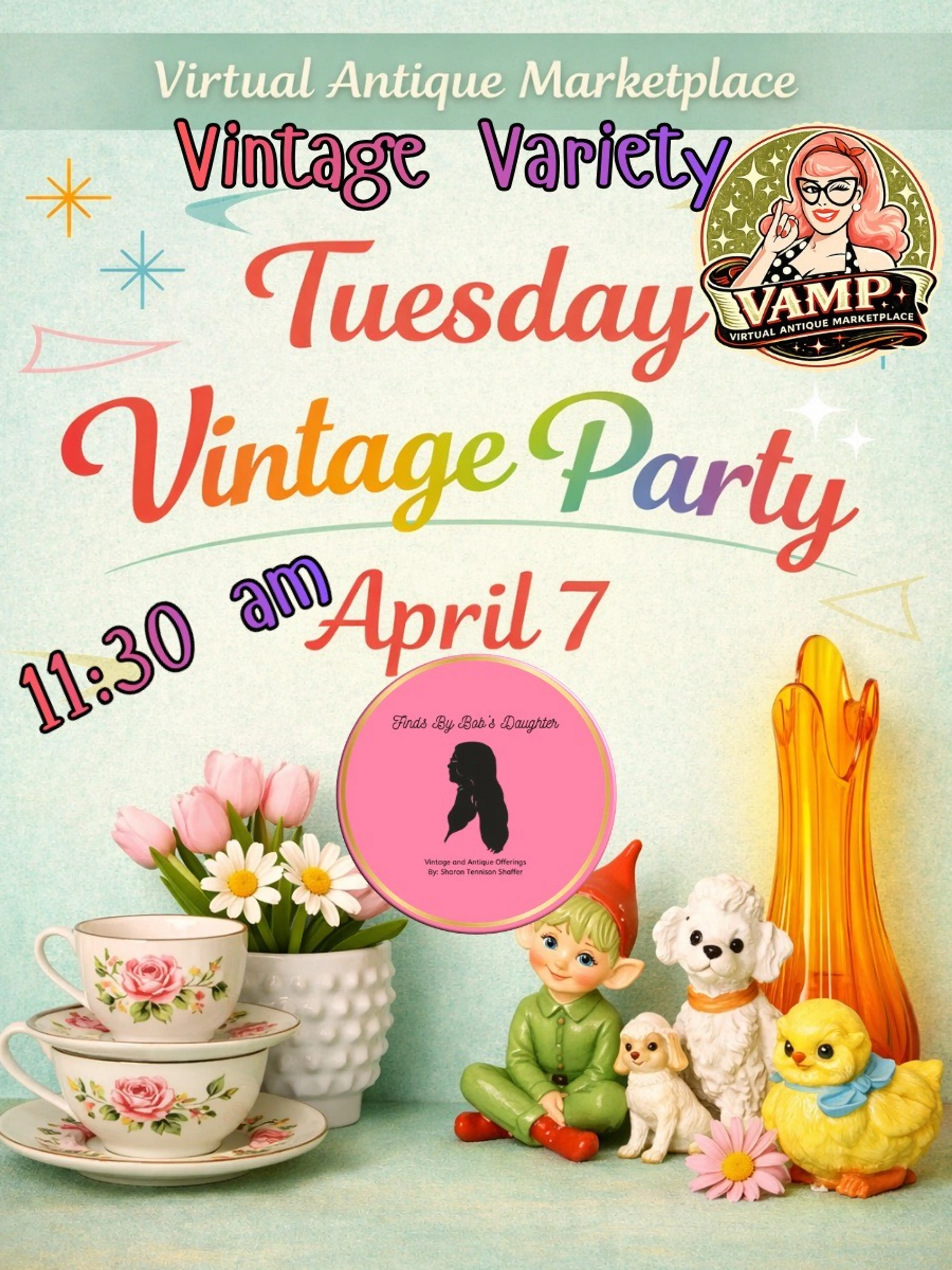 Vintage Variety Tuesday Party