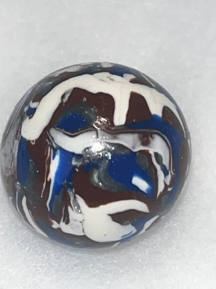 Hand Painted German Clay Marble