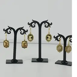 Three Pair of Cameo Earrings