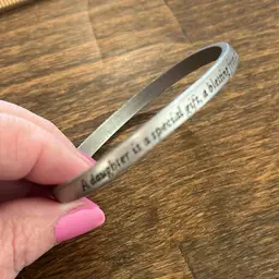 Camco Pewter Daughter Bangle Bracelet
