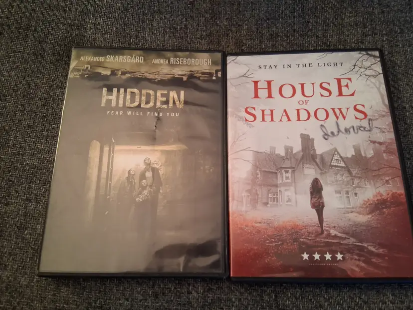 Hidden & House of Shadows DVD Set ~ Thrilling Horror Movies