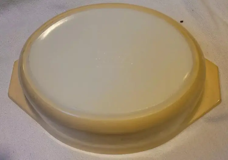 Pyrex  043 1-1/2 Qt Golden Acorn Oval Casserole Dish W 943C 4 Lid Vintage