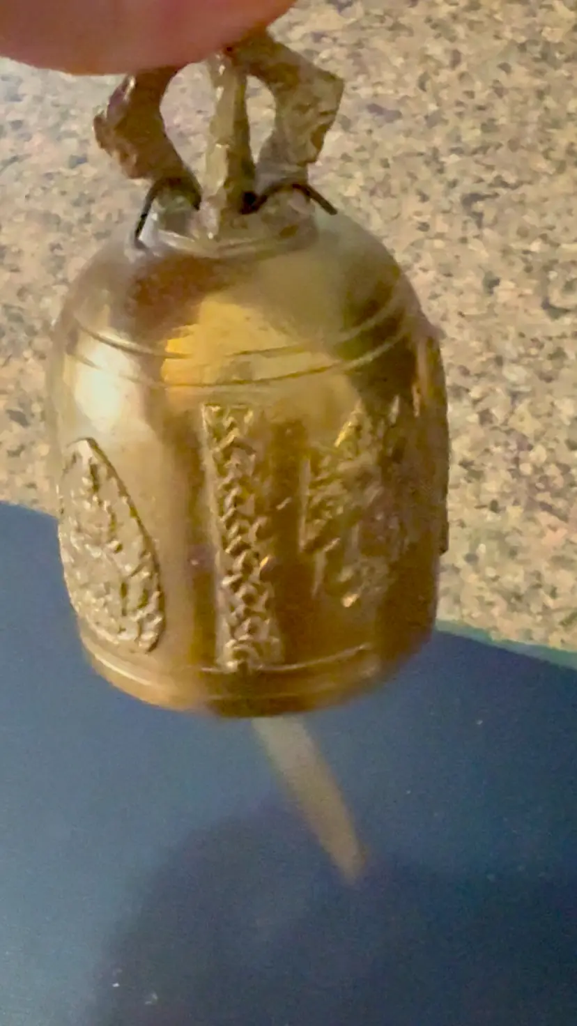 Antique Brass Thai Temple Bell for Decoration