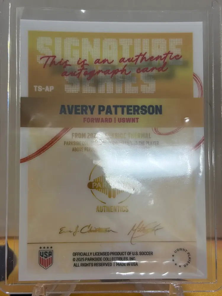Avery Patterson 2025 Parkside Thermal Sig Series Auto