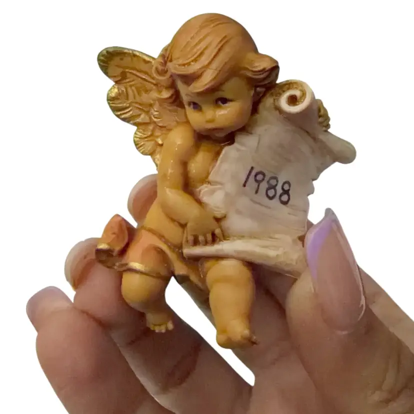 1988 Fontanini Annual Ornament Angel Cherub w box