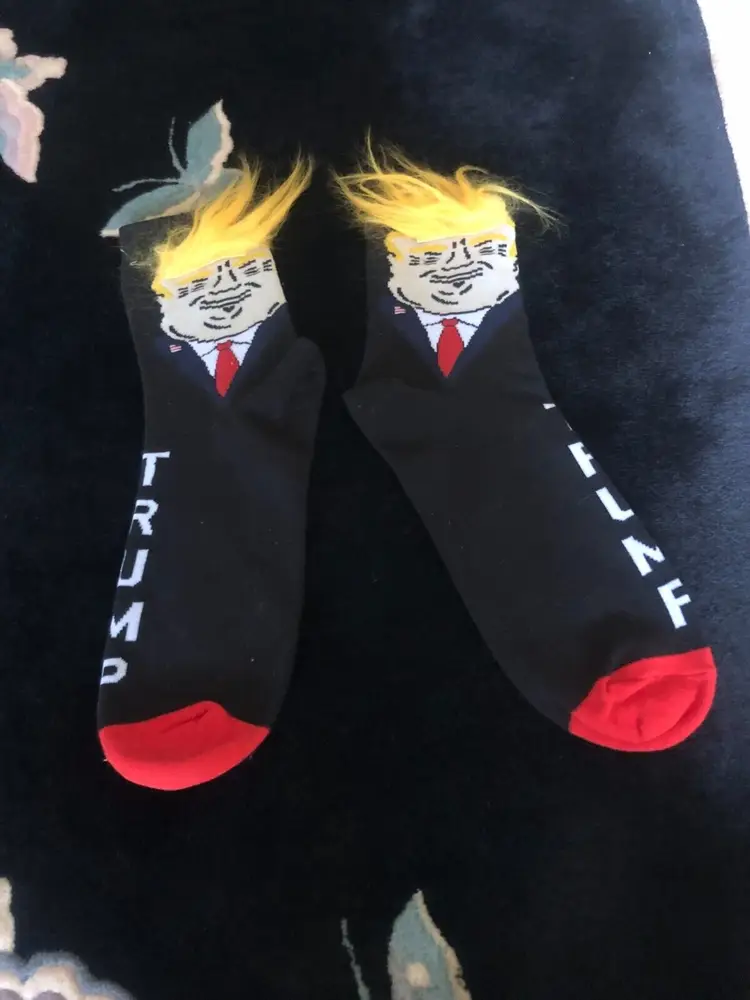 Unisex Donald Trump Orange Hair Funny Socks Unisex Crew Socks